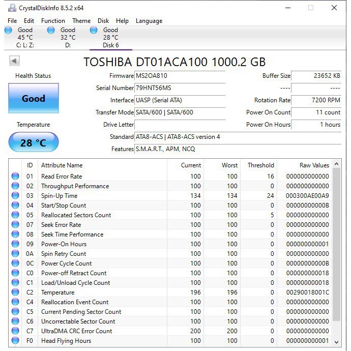 Ổ Cứng HDD 1TB 7200rpm Cho PC Desktop _  3.5" SATA 3 _ Hàng Chất Lượng. | BigBuy360 - bigbuy360.vn