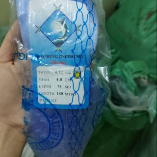 Lưới cá nhọn cao cấp (lưới 1 cá) 75 mặt , cước 0.12mm