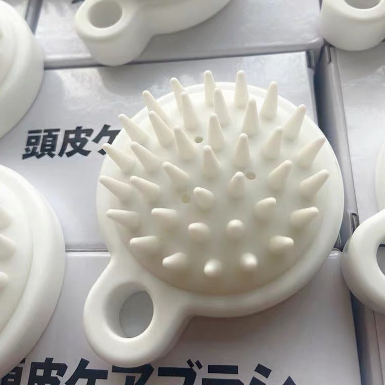 Lược gội đầu Silicone  - lược gội muji mát xa, kích thích da đầu tạo cảm giác sảng khoái khi sử dụng