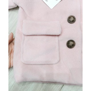 Áo dạ hồng baby