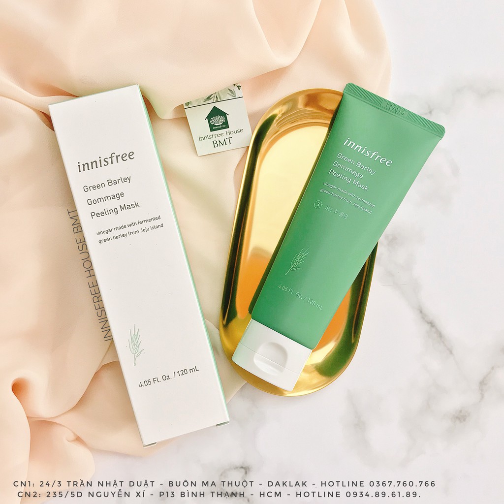 Tẩy Da Chết Innisfree Green Barley Gommage Peeling Mask 120ml