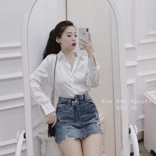 Áo Sơmi Lụa Dập Nổi
