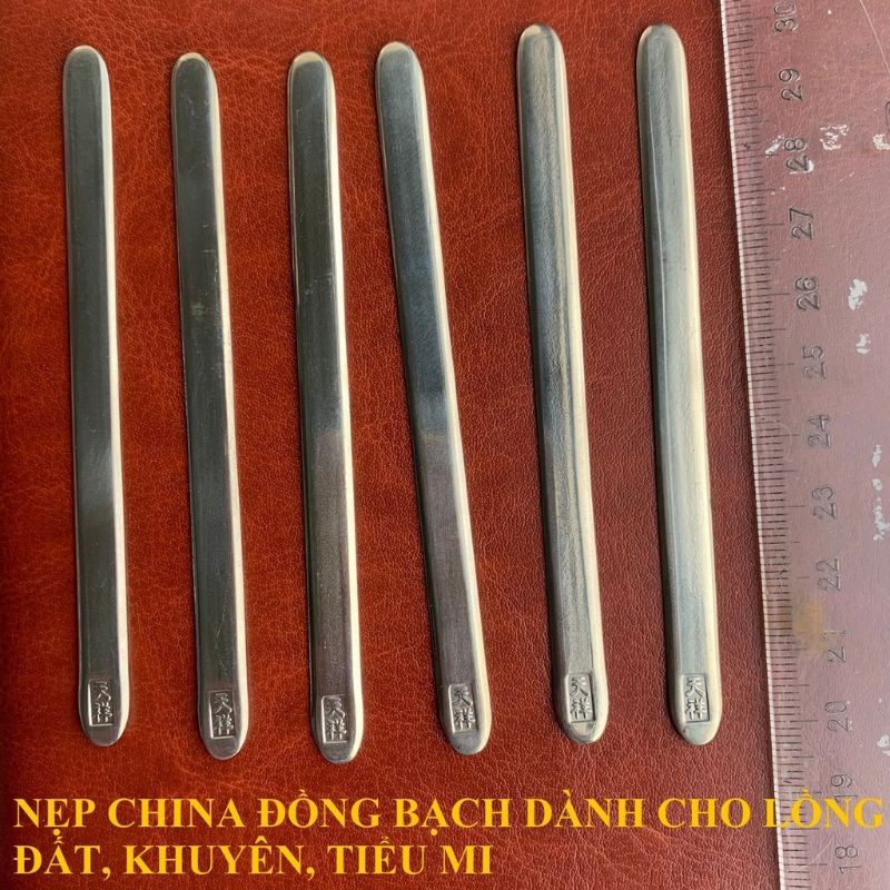 Combo 10 nẹp lồng chim inox hàng nội địa Trung, mới chưa sử dụng