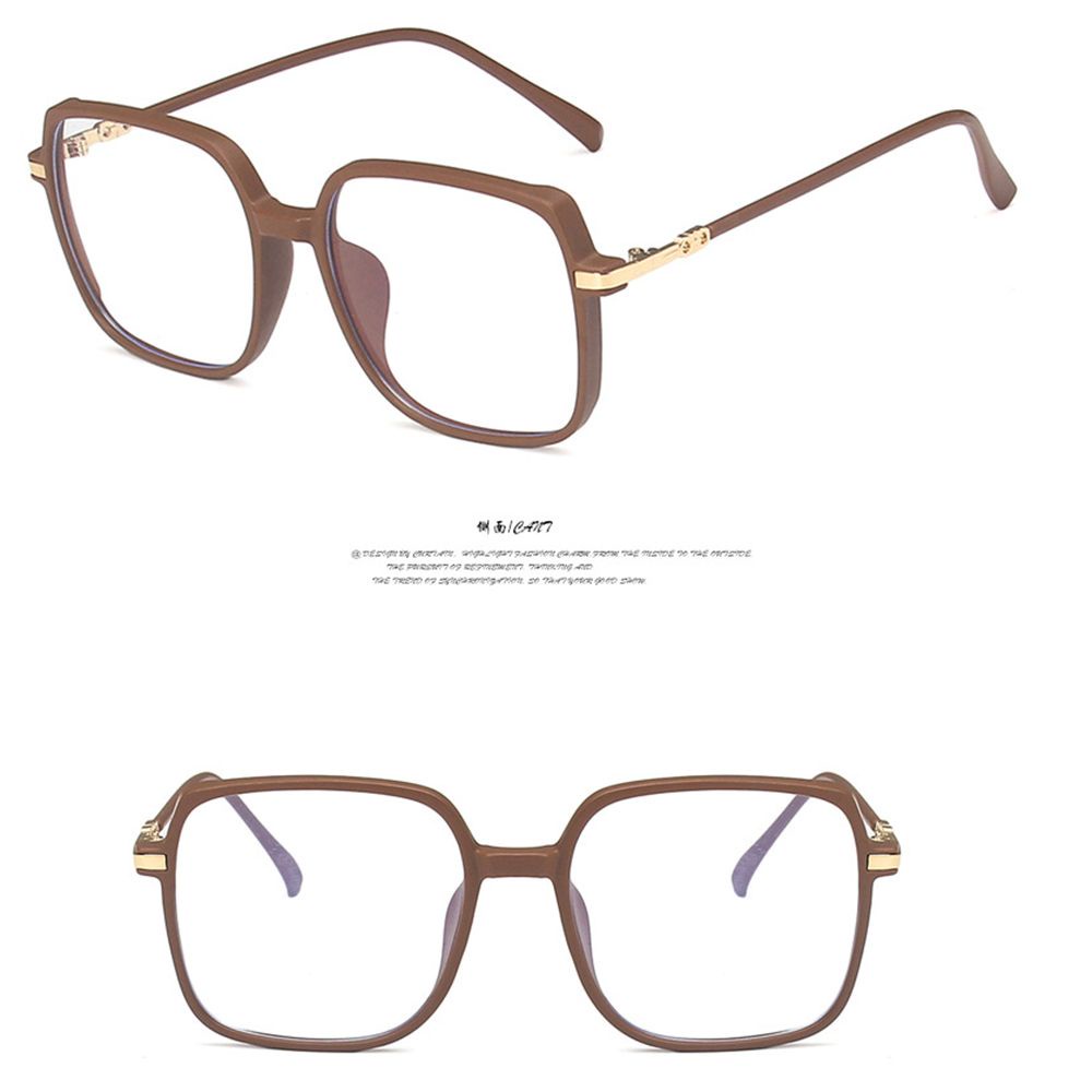 Mắt kính trong suốt chống bức xạ và ánh sáng xanh máy tính phong cách Hàn Quốc dành cho nam và nữ