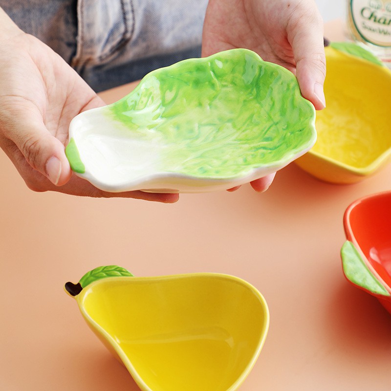 14 Mẫu Bát ăn dặm, bát chấm hình hoa quả động vật dễ thương