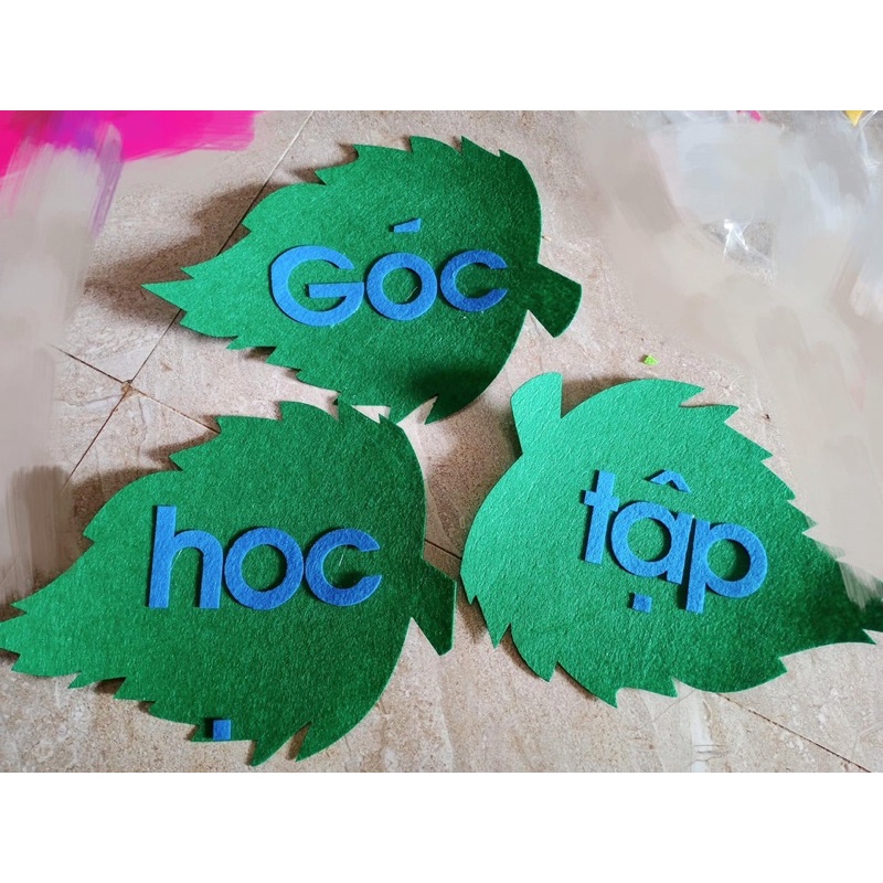 TÊN CÁC GÓC MẦM NON