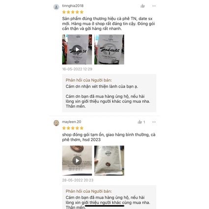 CÀ PHÊ TRUNG NGUYÊN HẠT RANG SUCCESS 1 - CAFE PHA MÁY ĐẬM VỊ