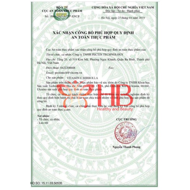 Lọ Vitamin E đỏ Mirrolla NGA chính hãng | BigBuy360 - bigbuy360.vn