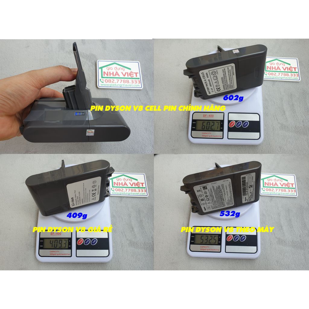 Pin máy hút bụi Dyson V8 SV10