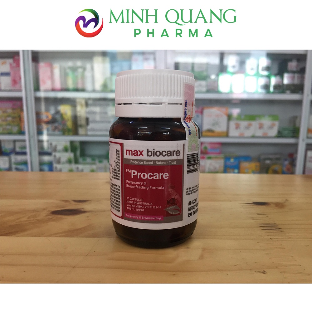 Viên uống PROCARE bổ sung vitamin và khoáng chất cho phụ nữ có thai và cho con bú