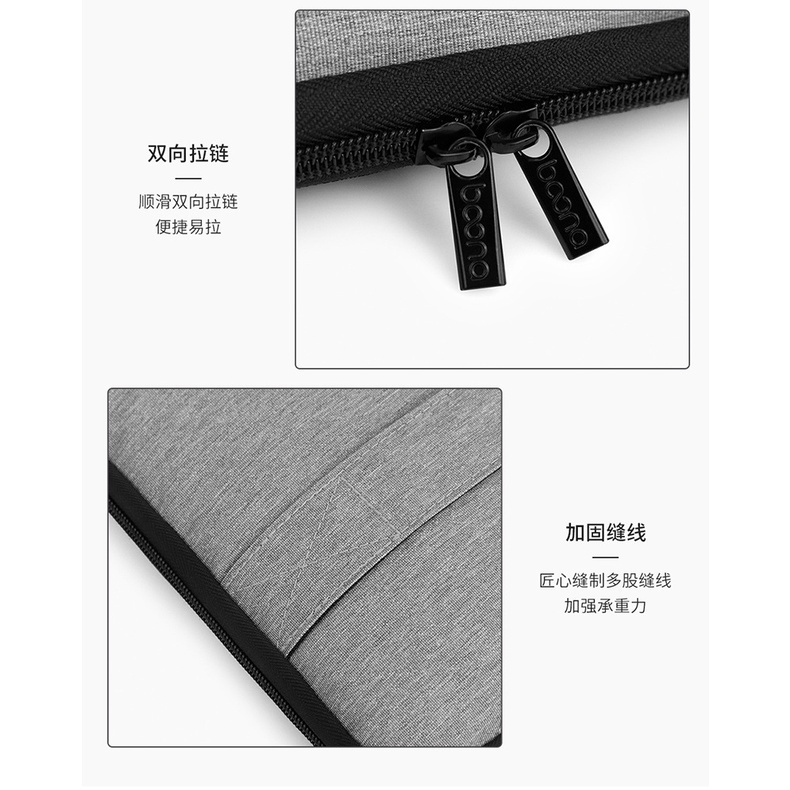 Baona/ RT Túi Đựng Laptop Chống Thấm Nước Cho Surface Air Pro Acer Dell 11 12 13 14 15.6 17 inch