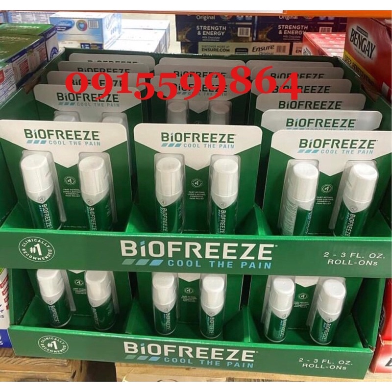 Dầu lạnh Biofreeze hàng nội địa Mỹ( 1 sét)