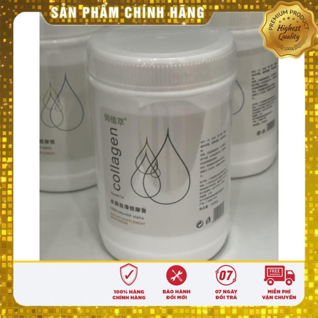 KEM MASSAGE COLLAGEN HŨ LỚN 1000G - Hàng Đẹp Siêu Mướt