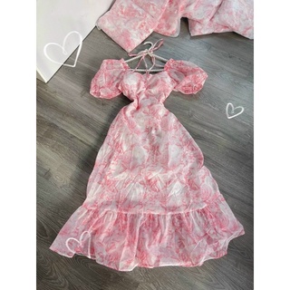 MAXI HOA RÚT NGỰC ĐUÔI CÁ