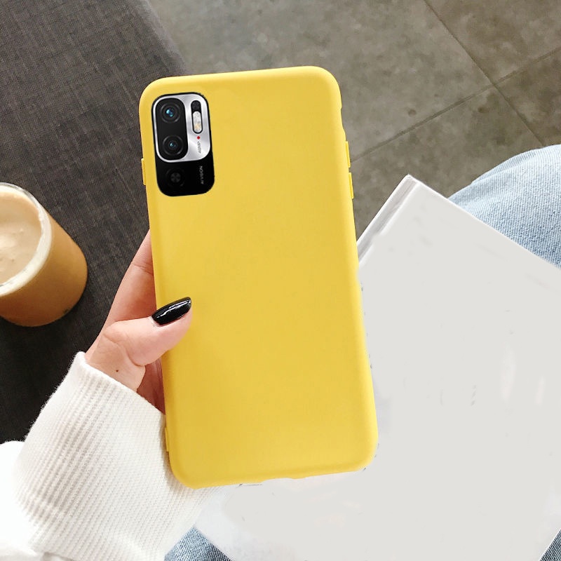Ốp Điện Thoại TPU Mềm Mỏng Màu Kẹo Cho Xiaomi Poco X3 GT M3 Pro Redmi 10