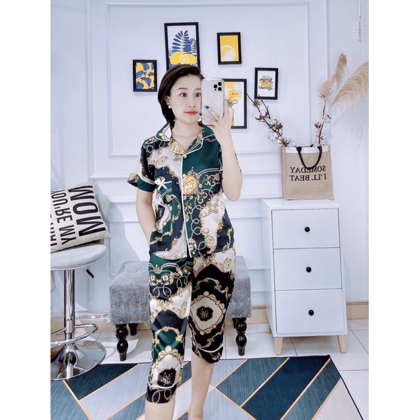 Bộ ngủ Pijama Lụa ngố cao cấp
