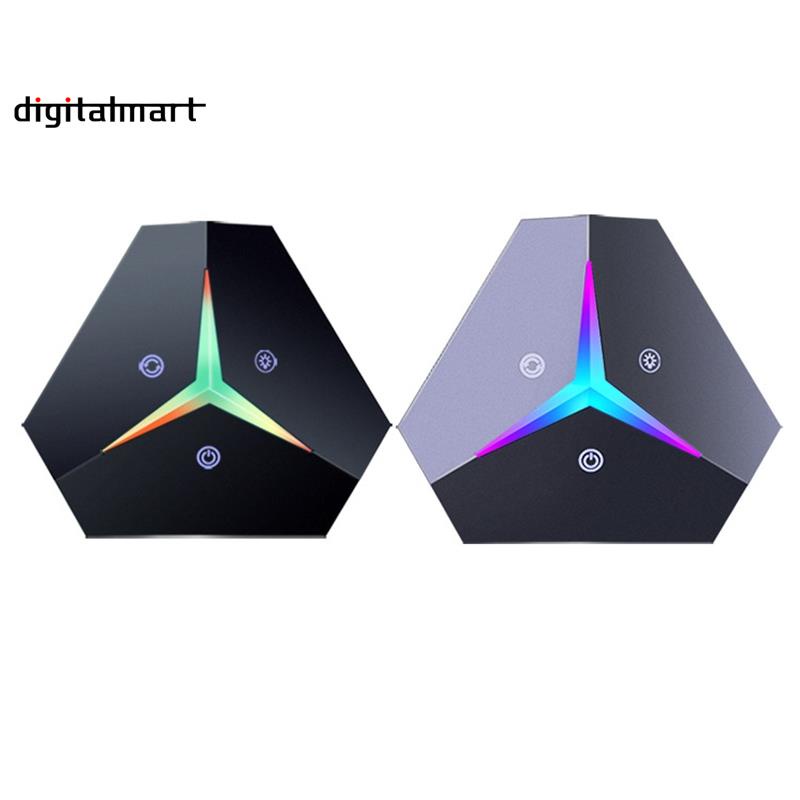 Bộ Công Tắc Nguồn Rgb + Nút Bấm Bấm Bấm + Đèn Chống Thấm Nước Màu Xám Cho Máy Tính Để Bàn