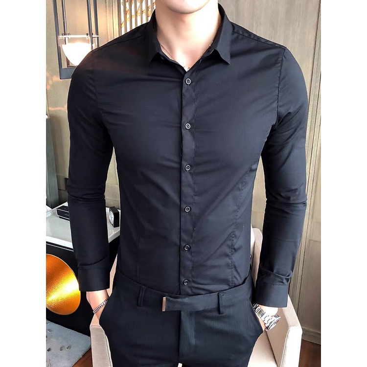 Áo Sơ Mi Nam Chiết 2 Viền Eo Kiểu Mới , Vải Lụa Cao Cấp Chống Nhăn , Không Bai Không Xù , Phong Cách Hàn Quốc