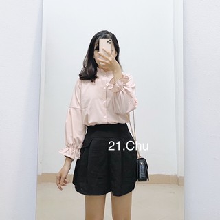 [FREESHIP] Áo điệu cổ bèo 2 màu
