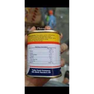 Thịt hộp Tulip 200gr (date mới)