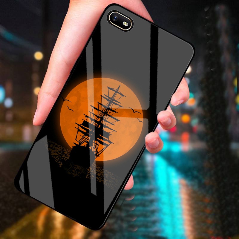 Ốp Lưng REALME C2 mặt kính cường lực cao cấp thiết kế riêng