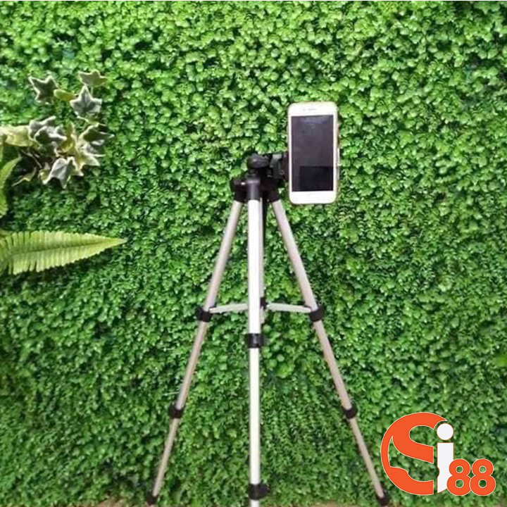 Giá Đỡ Điện Thoại Tripod3 chụp hình, livestream, quay video Chân Tương Thích Với Nhiều Dòng Máy DT12