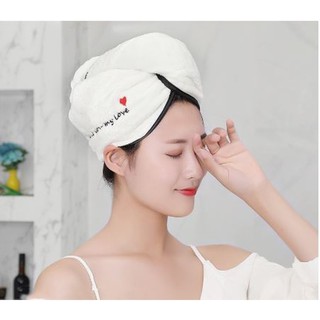 Khăn Quấn Tóc Ủ Tóc Dưỡng Tóc Nhanh Khô Thông Minh