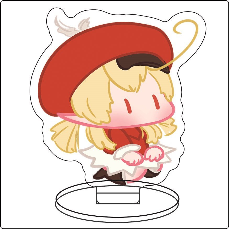 ( NGỒI ) Mô hình MINI GENSHIN IMPACT Standee game anime chibi mica trưng bày