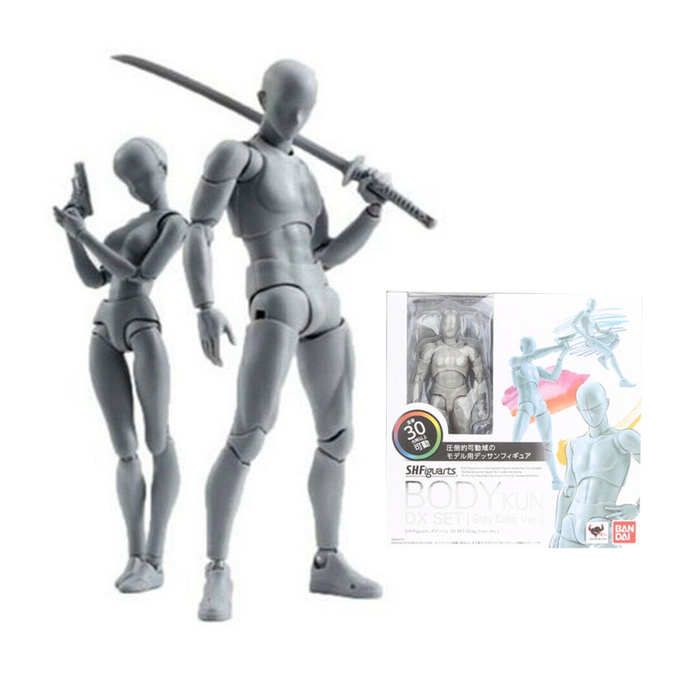 SHF Men's and Women's Grey with Arms Deluxe Edition Hands-on Figure Model 
Sale