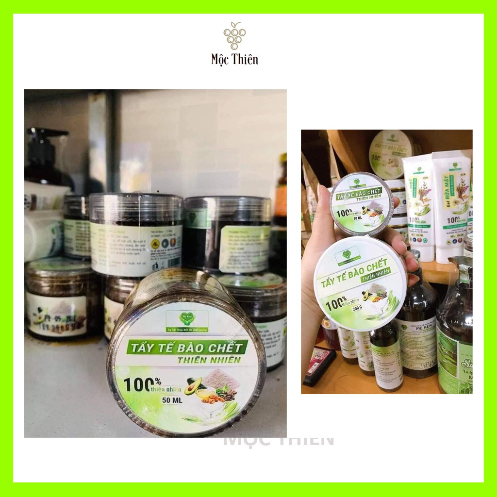 Tẩy Tế Bào Chết Mặt Mẹ Ken 50gr - Dưỡng Trắng Cùng Cafe Và Cám Gạo [Mộc Thiên] | BigBuy360 - bigbuy360.vn