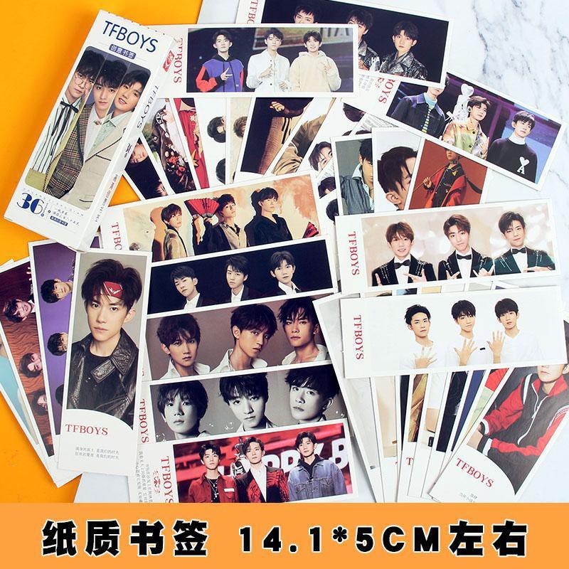 Set 36 thẻ ảnh in hình thành viên nhóm TFBOYS