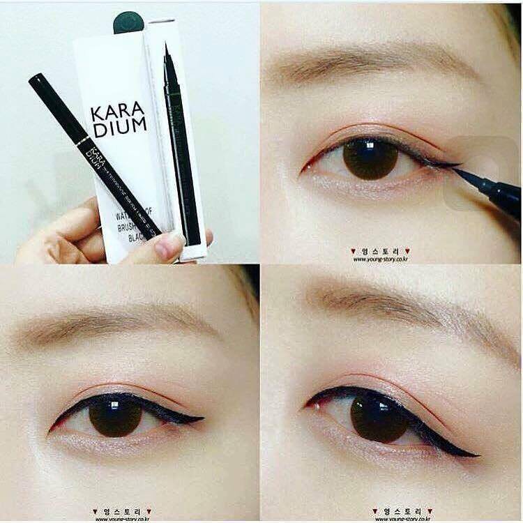 ⭐️⭐️⭐️KHUYẾN MÃI TẶNG QUÀ: Bút Dạ Kẻ Mắt Karadium Waterproof Brush Liner Black