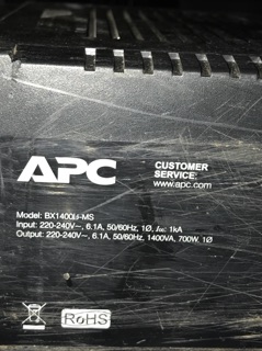 Kích điện 24v lên 220v  APC 1100/660W