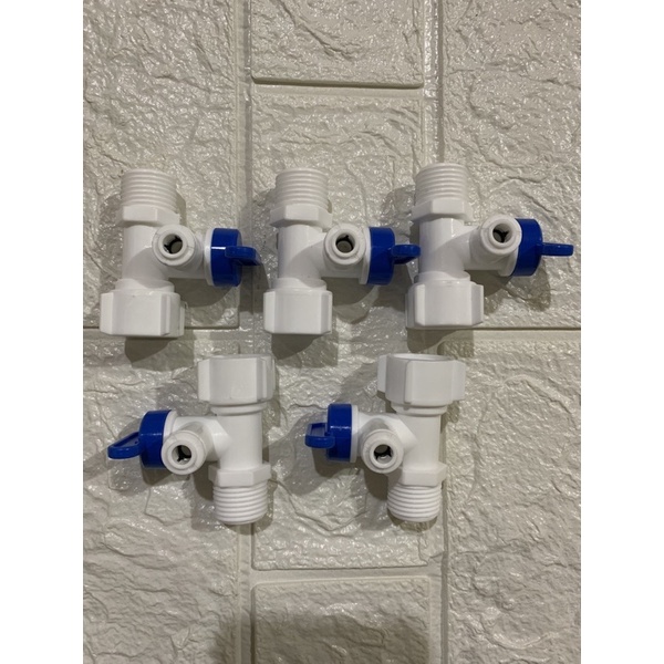 Khoá nhựa ren 21 dây phi 6 - máy lọc nước