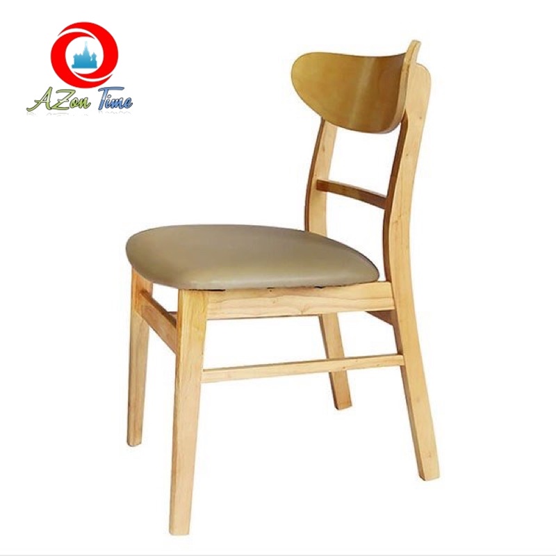 🌟Ghế Mango Mặt Nệm🌟 Bàn Ghế Ăn Gia Đình, Quán  Cafe, Khách Sạn Chất Liệu Gỗ  Cao Su Tự Nhiên 100%- AZONSHOP