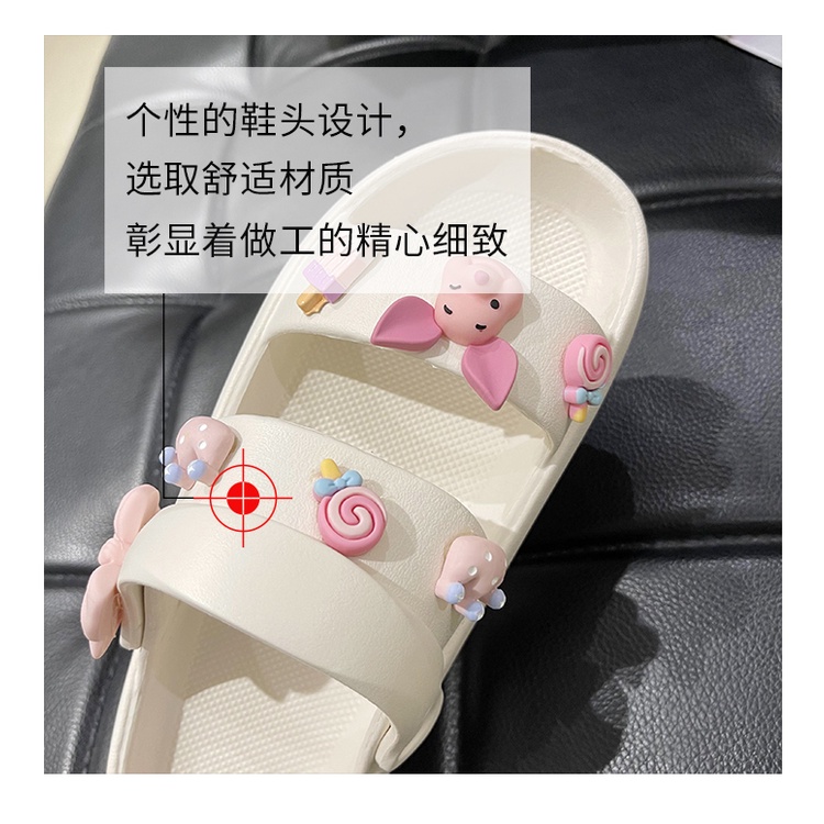 Giày Sandal EVA Dày Dặn Đế Dày Dặn Dễ Thương Thời Trang Mùa Hè Dành Cho Nữ