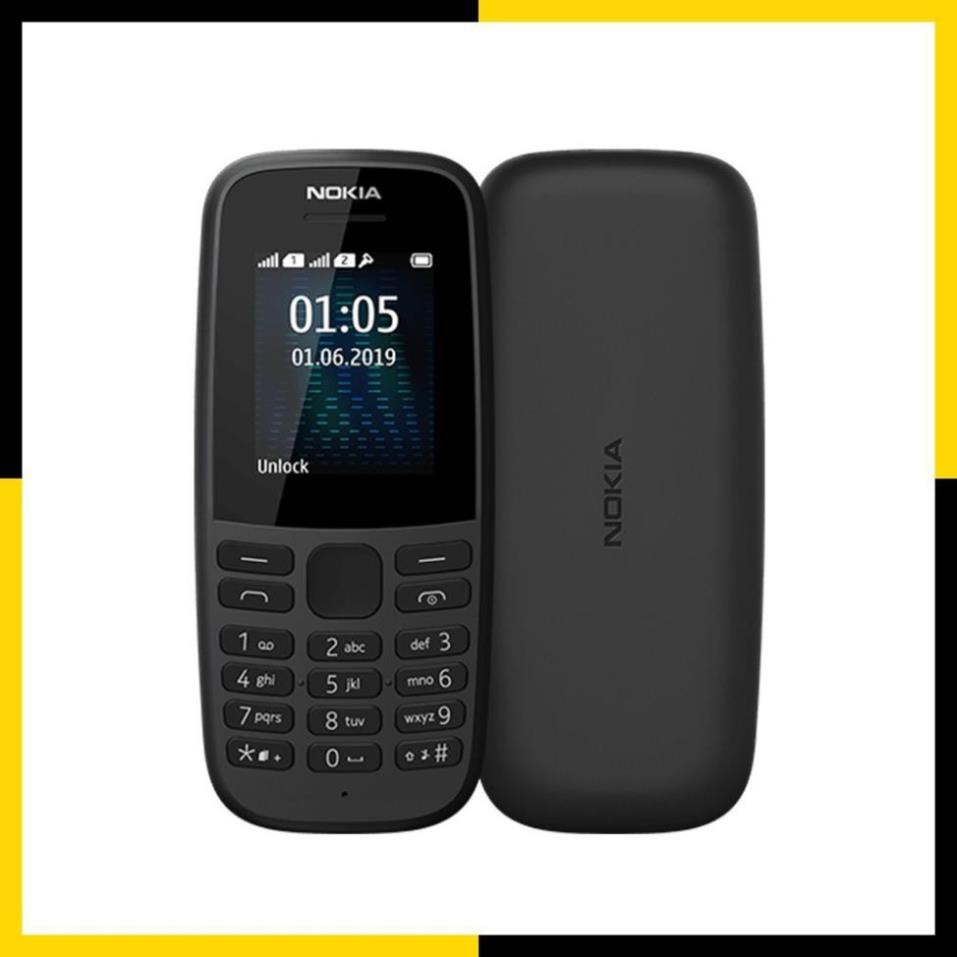 Điện thoại Nokia 105 1 SIM (2019) - Hàng Chính Hãng - Nguyên Seal [ HÀNG TỒN KHO ] | BigBuy360 - bigbuy360.vn