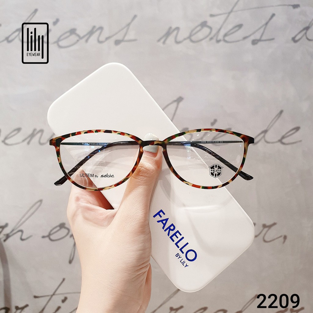 Gọng kính mắt mèo cao cấp Lilyeyewear thời trang chất liệu Ultem 2209 | BigBuy360 - bigbuy360.vn