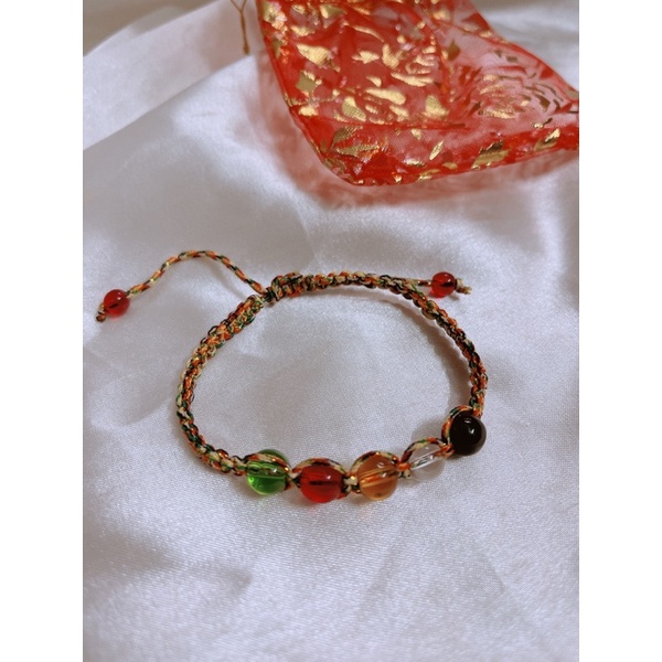 VÒNG TAY NGŨ SẮC HẠT CHÂU MAY MẮN THÁI LAN