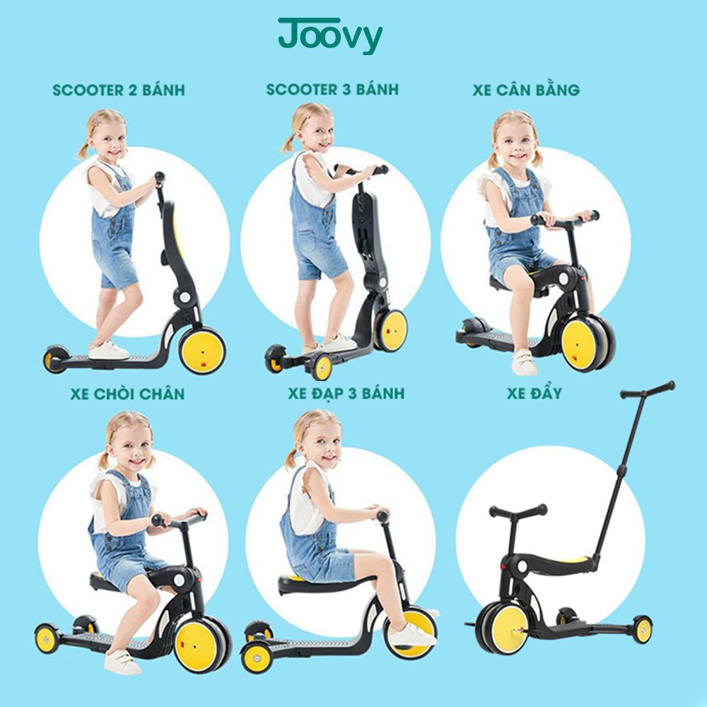Xe đạp ba bánh, chòi chân, cân bằng kiêm Scooter cho bé 5 trong 1 JOOVY - n5