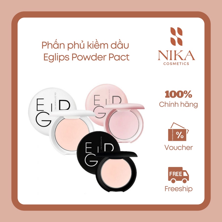 Phấn phủ kiềm dầu Eglips nhiều dòng [Nika Story]