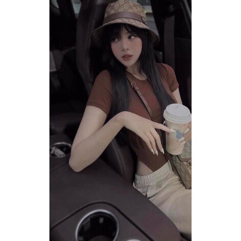 MŨ NÓN GUCCI NÂU BUCKET