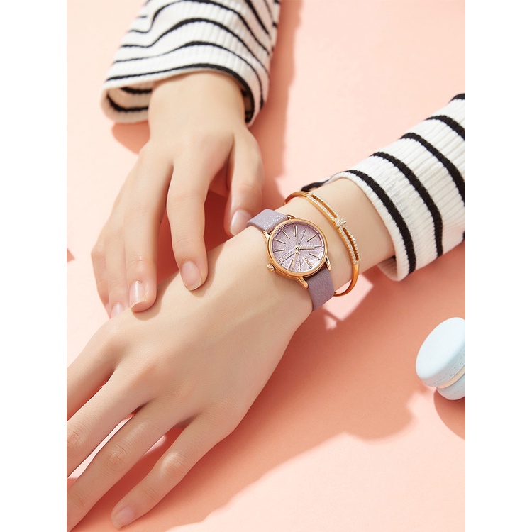 Julius Đồng Hồ quartz Mặt Nhám Chống Thấm Nước Phong Cách Hàn Quốc 944