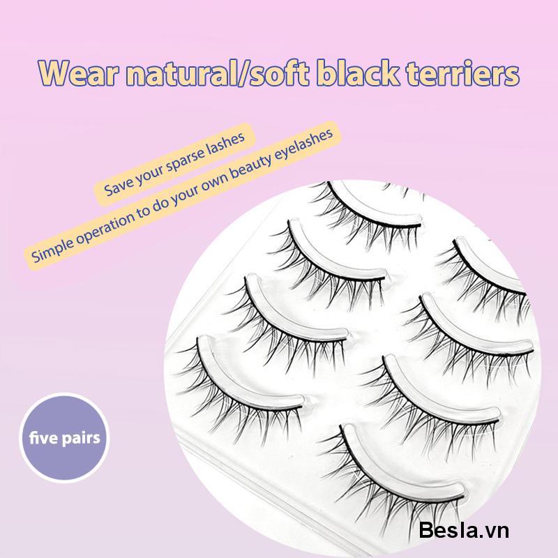 Lông Mi Giả Tự Nhiên Siêu Mịn Trang Điểm Mắt Phong Cách Nhật Bản