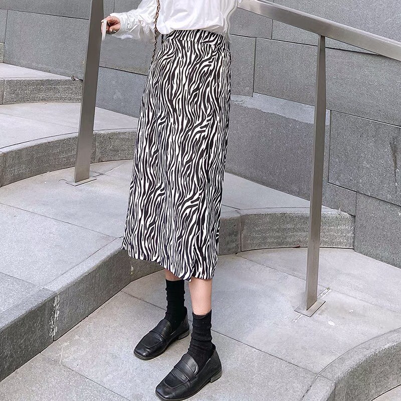 ( HÀNG HOT )CHÂN VÁY CẠP CAO CHỮ A HOẠ TIẾT SỌC VẰN THỜI TRANG - NA81 | BigBuy360 - bigbuy360.vn