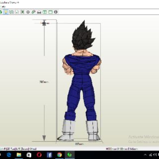 Mô hình giấy anime[Dragonball Z] VEGETA
