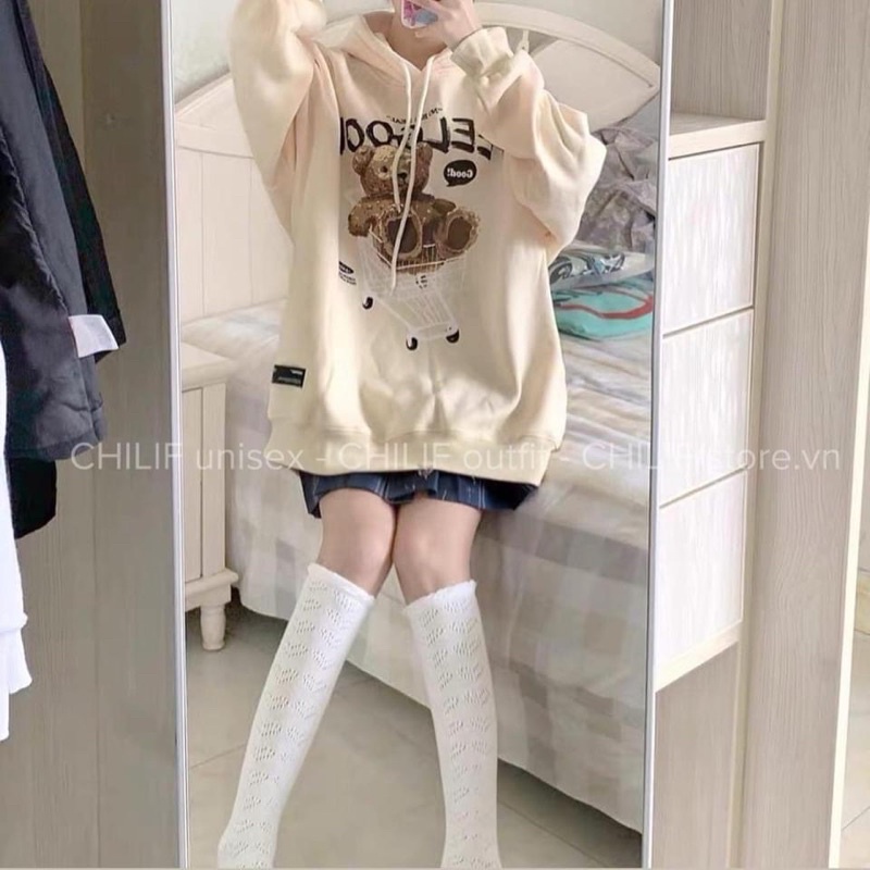 Áo Hoodie “ FeelGood “ Chất nỉ bông mềm mịn Form rộng unisex Nam/ Nữ ( Ảnh + Video thật 100% Hình in cực đep nét chuẩn ) | BigBuy360 - bigbuy360.vn