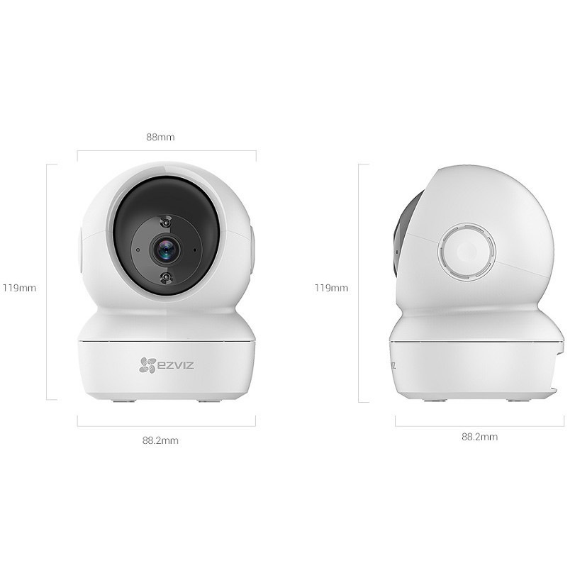 GIẢM KỊCH SÀN Camera Wifi 360 Ezviz Full HD 1080p bản 2019 - Smart Night Vision - C6N %