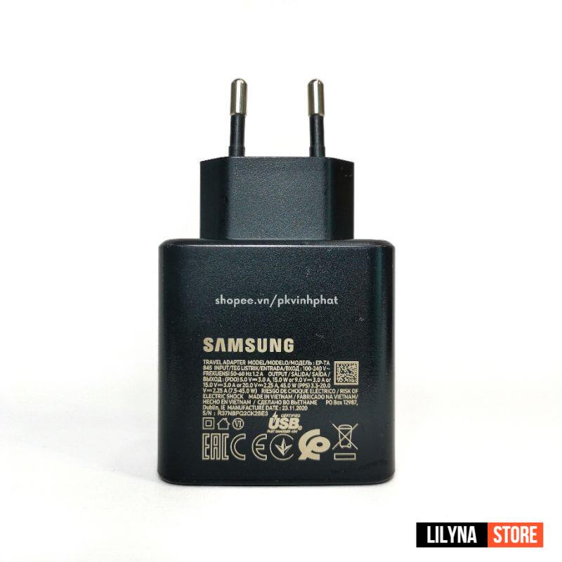 Củ Sạc Nhanh Samsung 45W Note 10 Plus S20 Ultra Chính Hãng 25W
