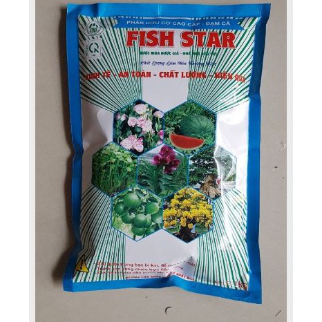 Phân hữu cơ cao cấp Đạm Cá Fish Star nhập khẩu từ Nhật Bản 1kg